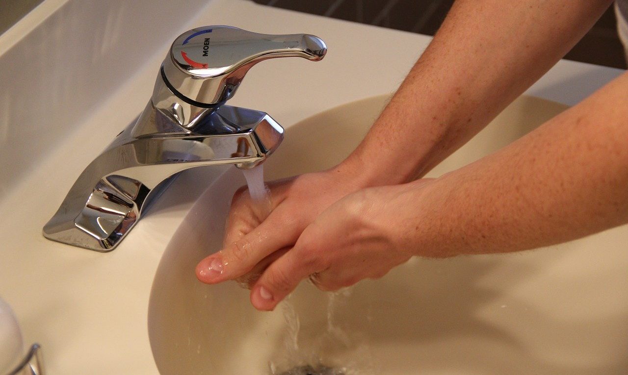 lavage des mains lavabo
